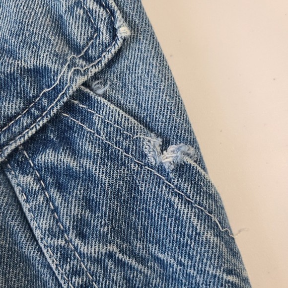 Vintage Key Carpenter Jeans Men's Size 44x32 Blue Denim Work - Picture 9 of 11